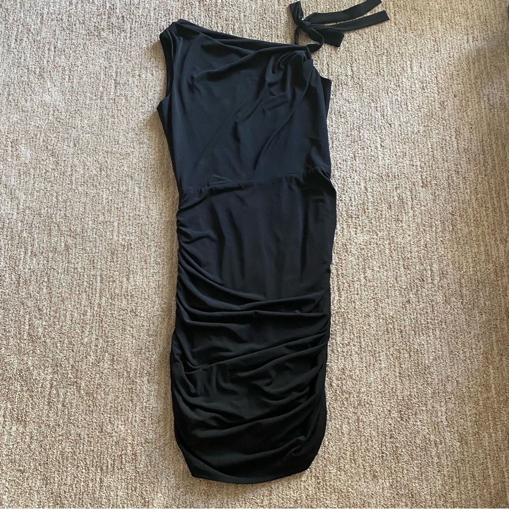 Jessica Simpson size 4 black special occasion sleeveless cocktail mini dress